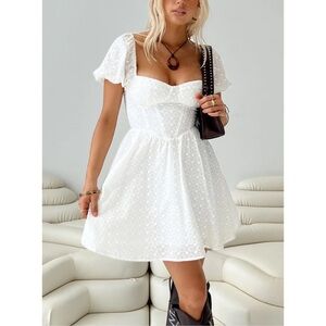 Princess Polly White Mini Dress